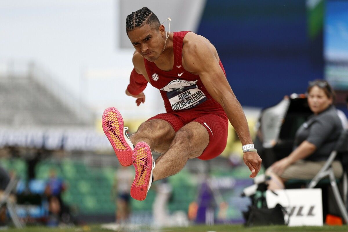 Ayden Owens-Delerme löste Mitte April mit 8732 Punkte das Olympiaticket für Paris.AP