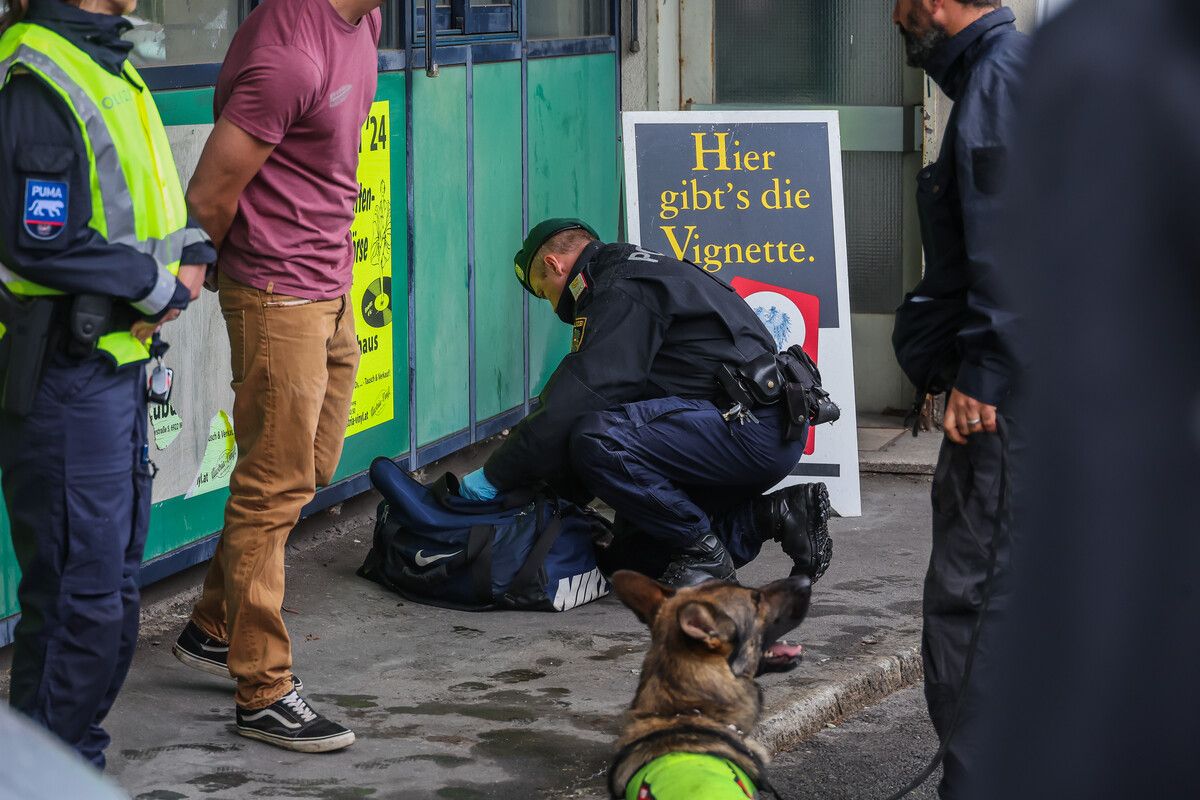 Bei der Aktion „BORDER2024“ am Grenzübergang Hörbranz Unterhochsteg wurde gezielt nach Drogen Ausschau gehalten.