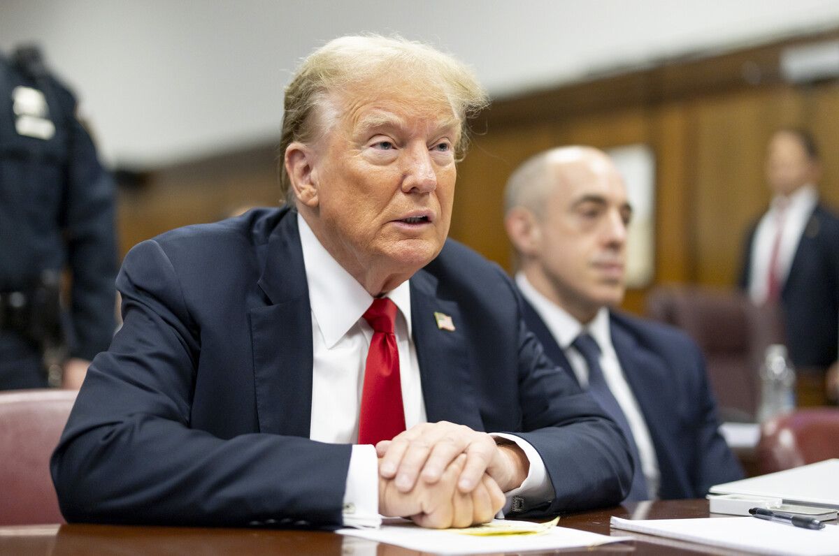 Bei einem Schuldspruch droht Donald Trump eine Haftstrafe.AP