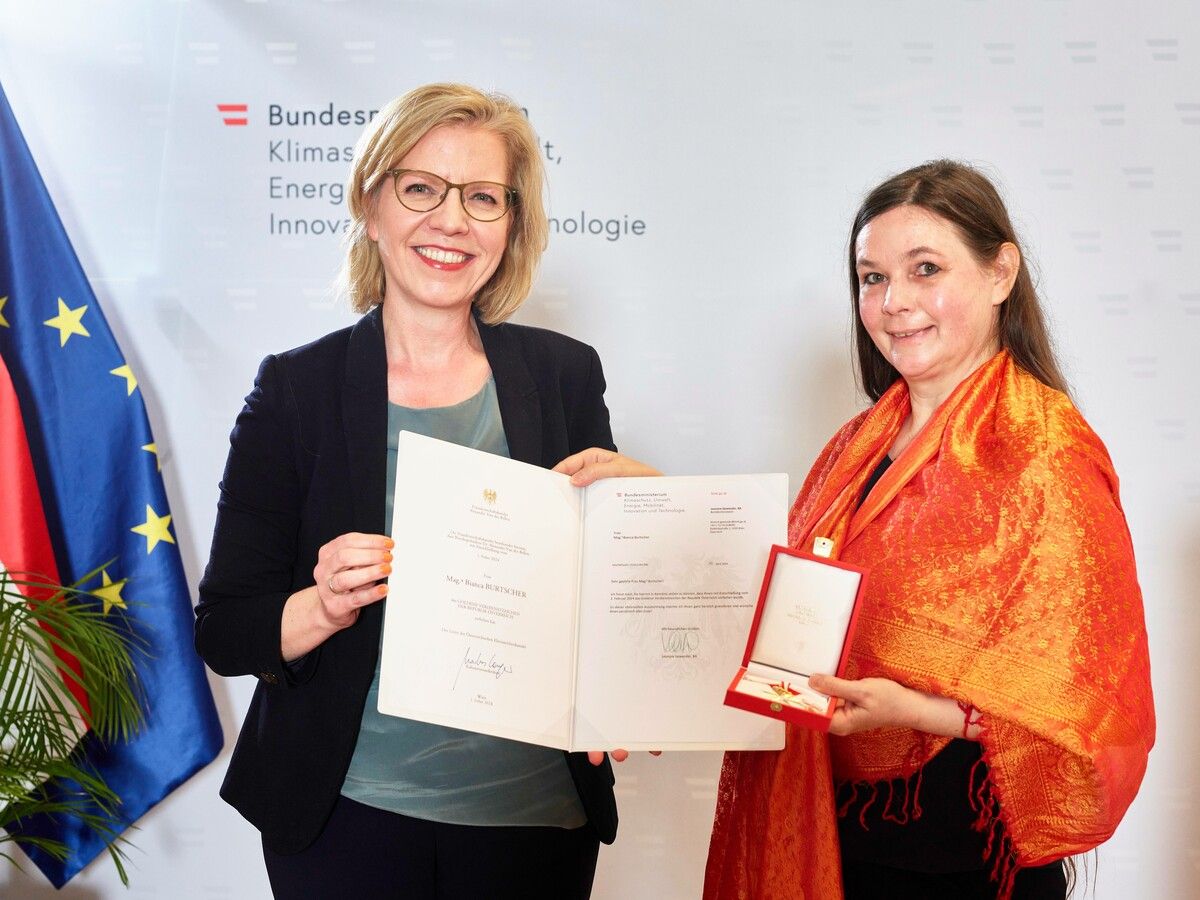Bianca Burtscher (r.) hat sich um die biologische Vielfalt große Verdienste erworben. S. Reich