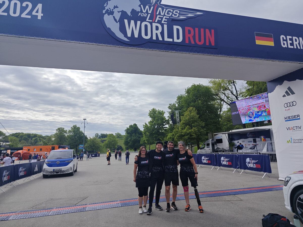 Das TRT Vorarlberg beim Wings for Life Run. TRT Vorarlberg
