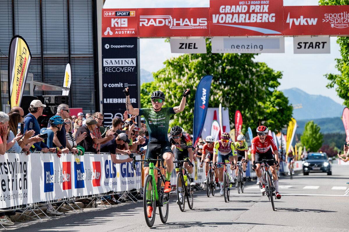 Der Bergaufsprint in Nenzing kam Jaka Primozic entgegen.Serra (2)