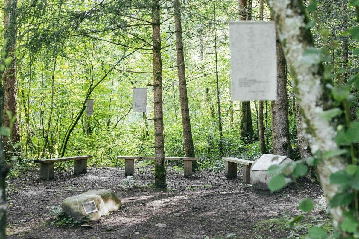 Der Maria Erika Lyrikweg soll zum Innehalten und Durchatmen einladen. Dominic Kummer