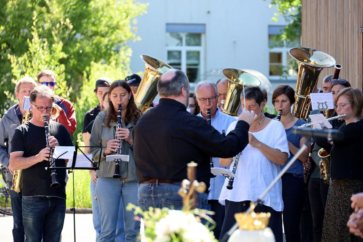 Der Musikverein Hörbranz untermalte die Messe musikalisch.CHF