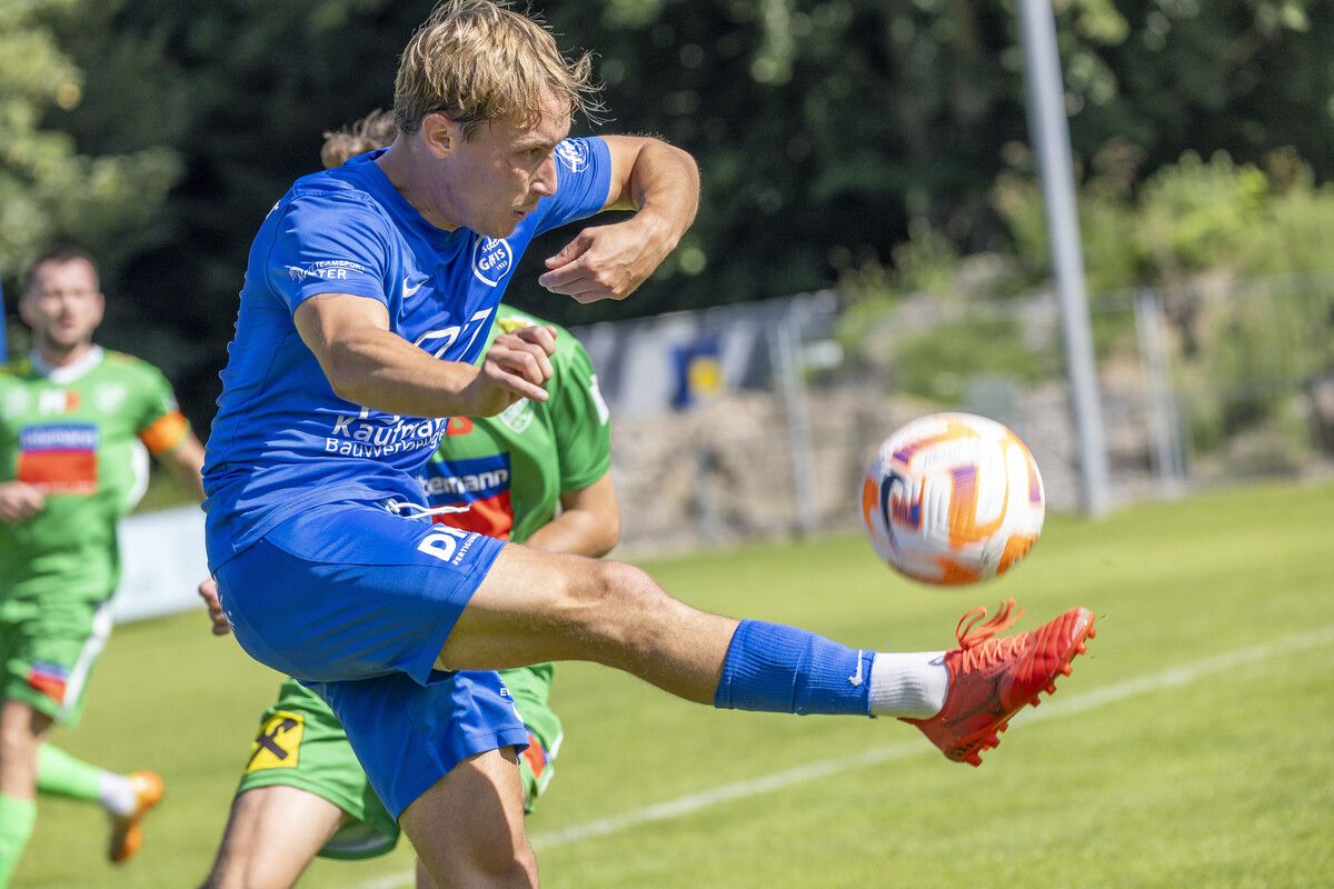 Der SC Göfis erarbeitet sich einen Punkt gegen den FC Andelsbuch.Paulitsch