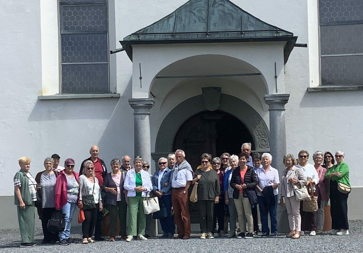 Der Seniorenring Hohenems besichtigte die Basilika Bildstein bei herrlichem Wetter.SR
