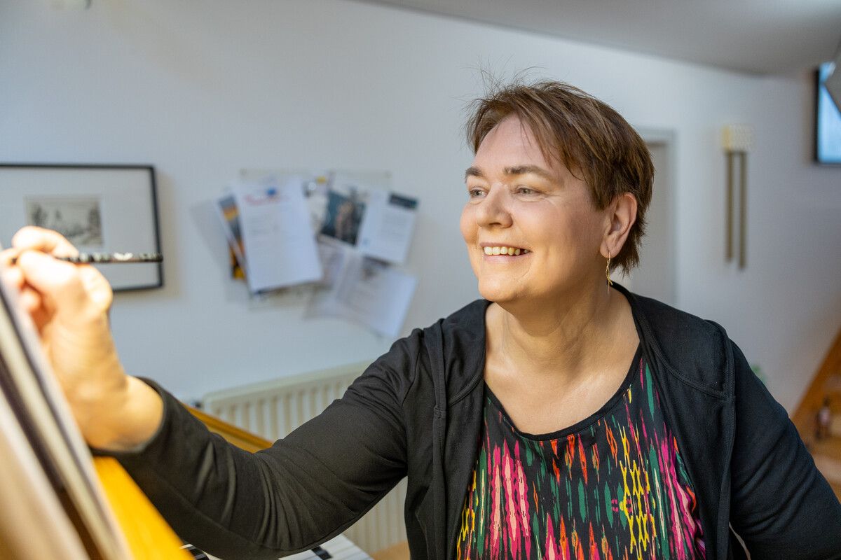 Die in Röthis lebende Komponistin und Musikerin Gerda Poppa wird mit dem Kompositionspreis des Landes Vorarlberg 2024 ausgezeichnet. julian forte