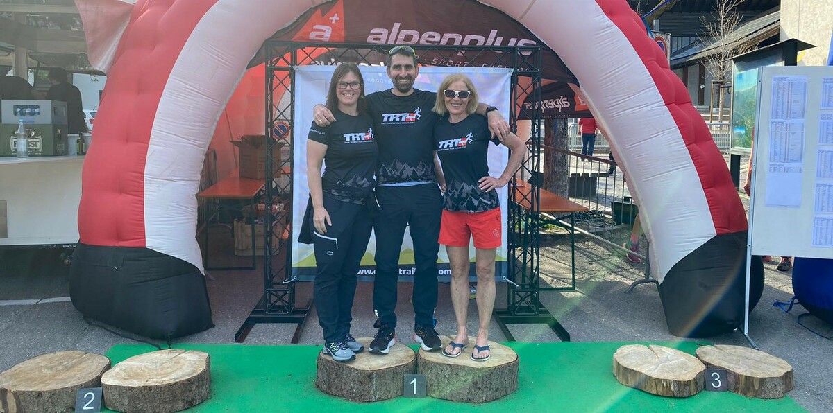 Die Mitglieder des TRT Vorarlberg beim Ötzi Trailrun in Naturns. TRT Vorarlberg