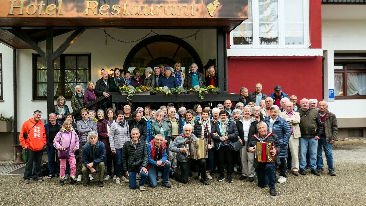 Die Teilnehmer(innen) der Elsass-Reise.Pensionisten- und Seniorenclub Thüringerberg