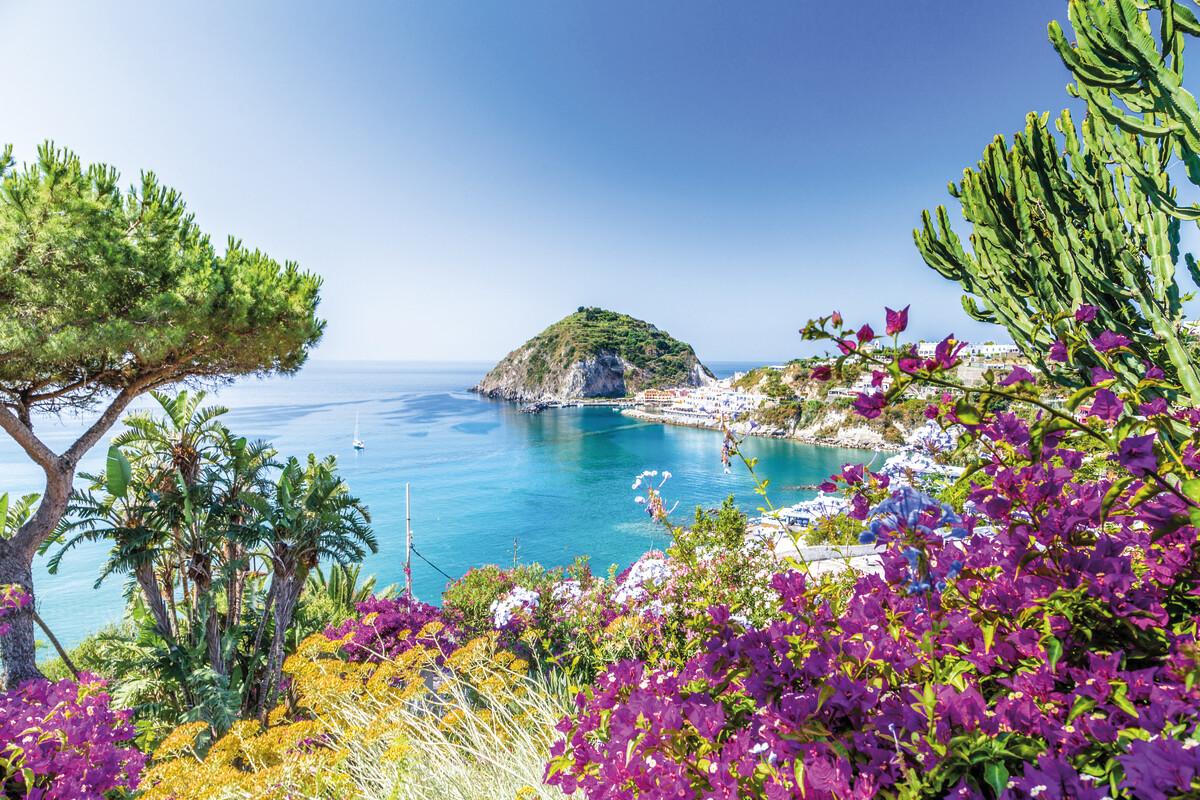 Die Wanderungen auf der Insel Ischia bieten immer wiedertraumhafte Ausblicke auf die Küste. Shutterstock