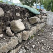 Mauern am Achufer werden saniert