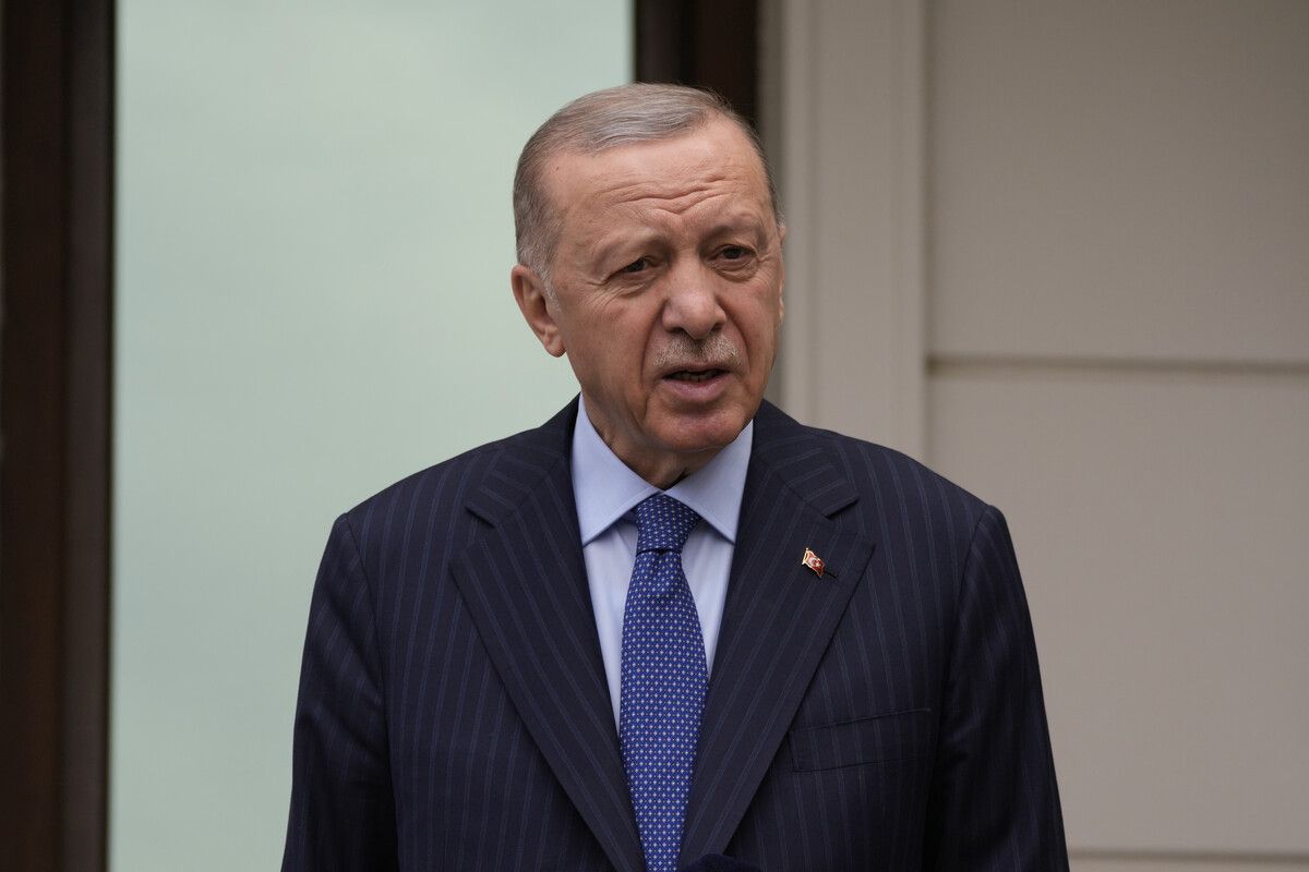 Erdogan stellt sich auf die Seite der Palästinenser und attackiert Israel.AP