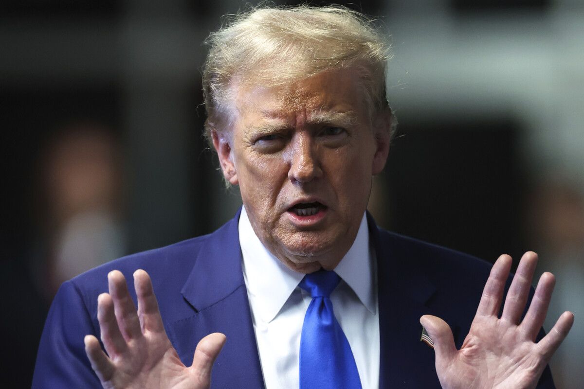 Ex-US-Präsident Trump wettert weiter gegen seinen Nachfolger Joe Biden. AP