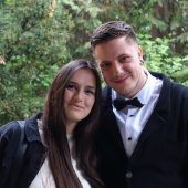 Larissa Christof und Elias Wakonigg