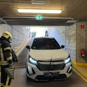 Unfall in der Tiefgarage