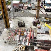 Unfall auf Baustelle