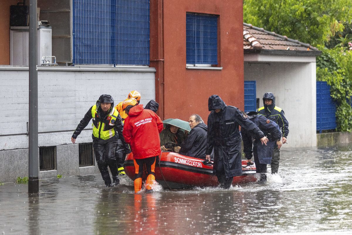 Heftige Niederschläge belasteten vor allem Friaul und Venetien, schwere Unwetter zogen auch über Mailand. ap