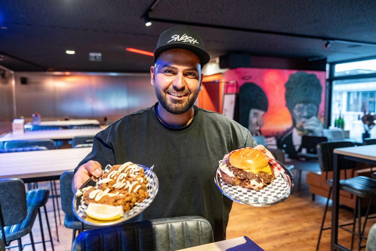 Ilkkan Celik ist Geschäftsführer der neuen Snash Burger Bar.  VN/ROHMBERG