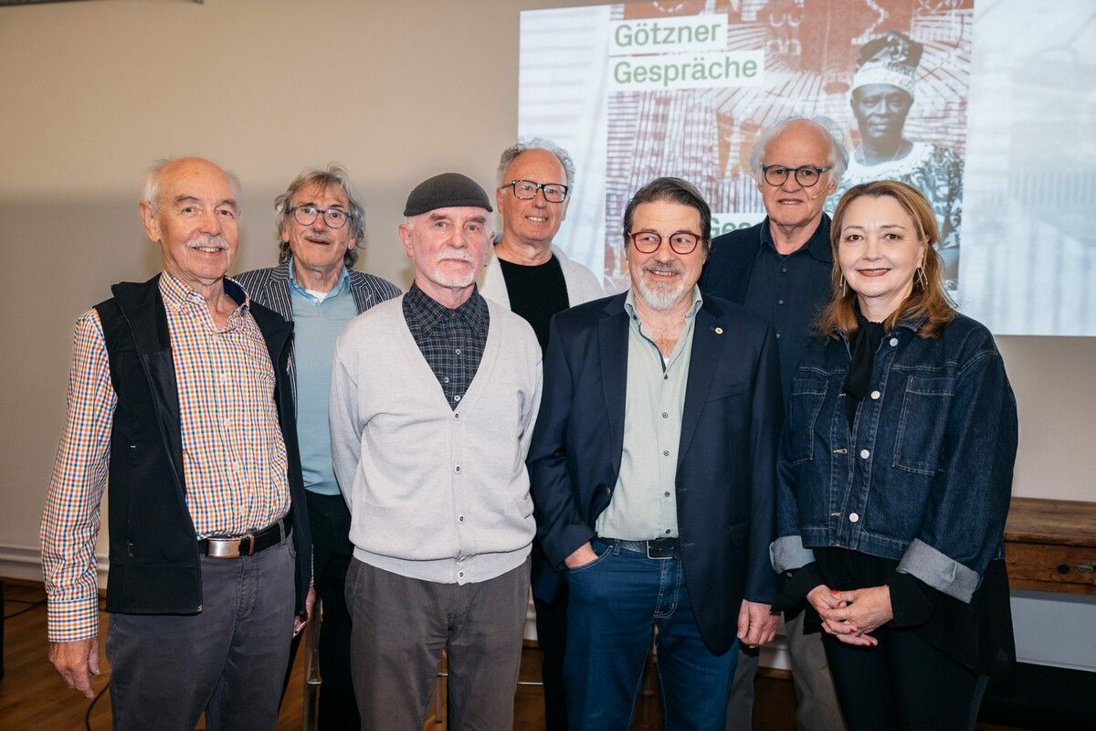 Josef Kräutler, Ludwig Kathan, Robert König, Walter Ströhle, Rainer Heinzle, Wolfgang Berchtold und Edith Lampert-Deuring. MG Götzis/Mathis