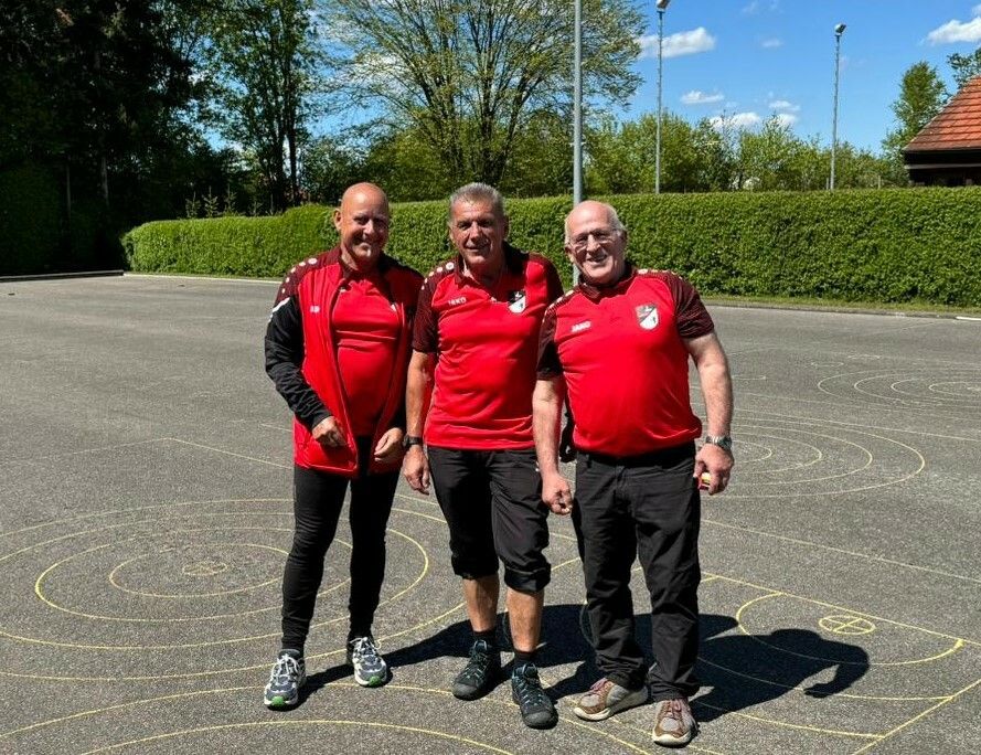 Karl Reutz, Raimund Walch und Karl Burtscher.ESC Bludenz