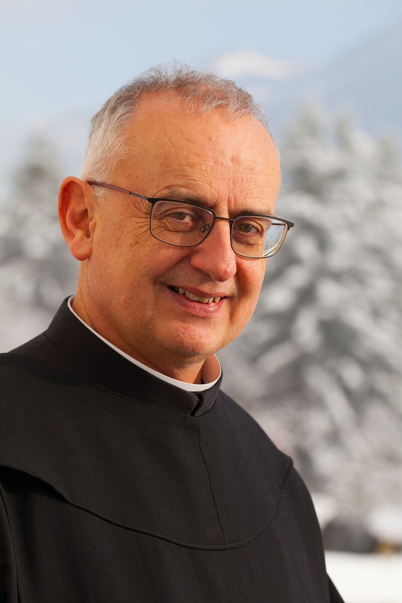 Martin Werlen, Propst von St. Gerold, spricht über Gewohnheiten als Hindernis für den Glauben. Leo Forte