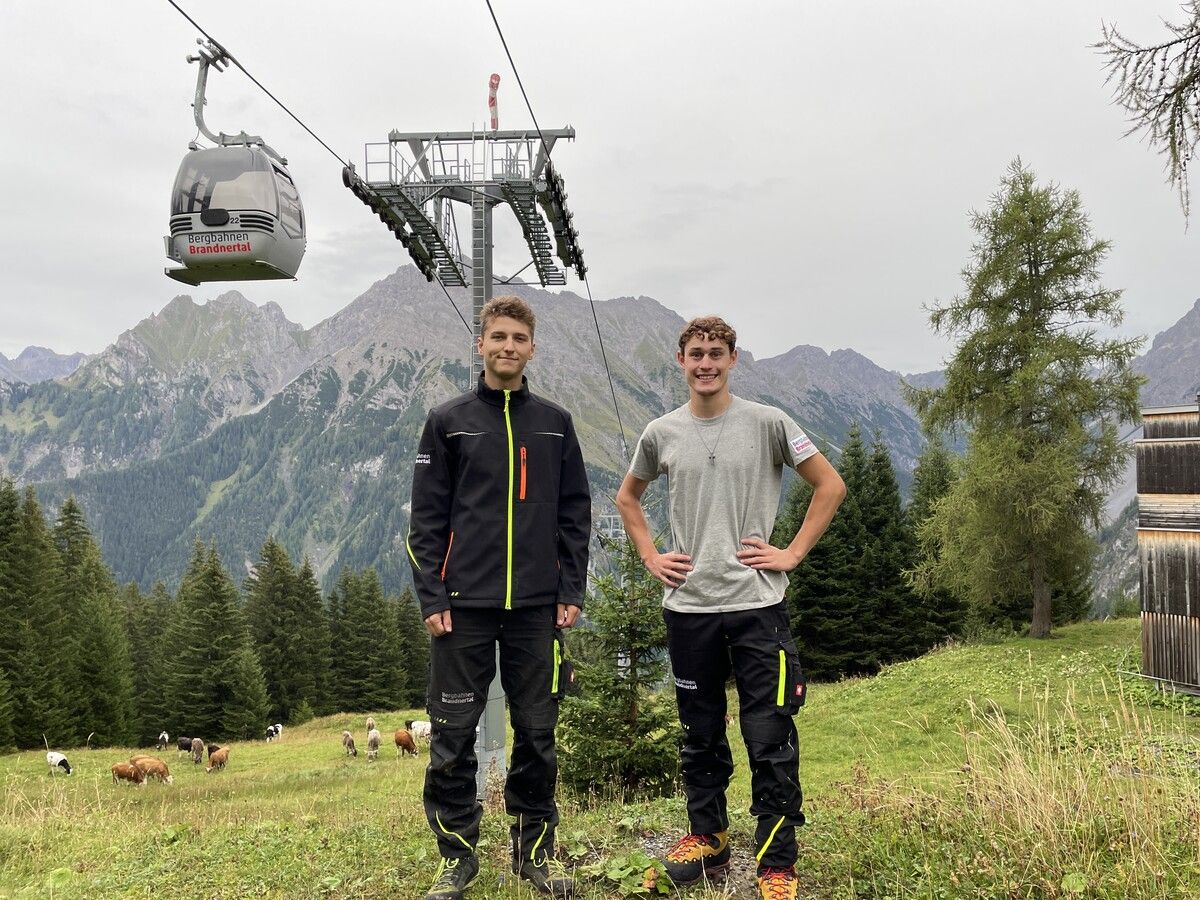 Michael Hartmann: „Es ist auch echt cool, immer draußen im Ski- und Wandergebiet unterwegs zu sein.“Bergbahnen Brandnertal