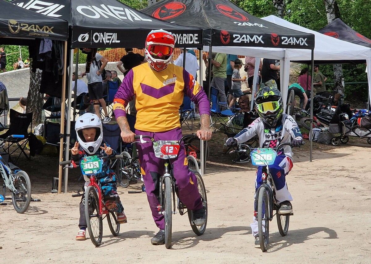 Milan, Andy und Mike Trendelbernd (v. l.).BMX-Club Bludenz