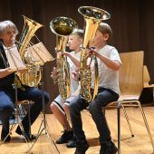 Kleine Musiker ganz groß auf der Bühne