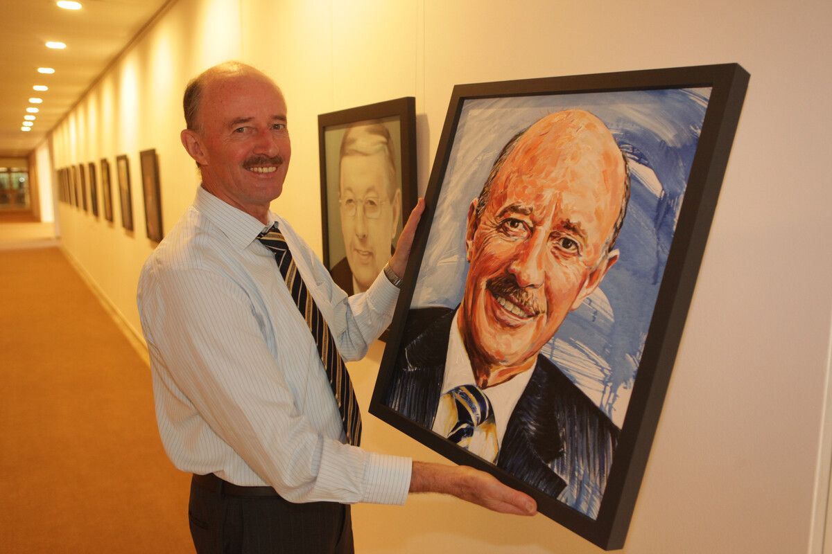 Nach der Landtagswahl 2009 nahm Gebhard Halder Abschied aus dem Landhaus. VN-Archiv
