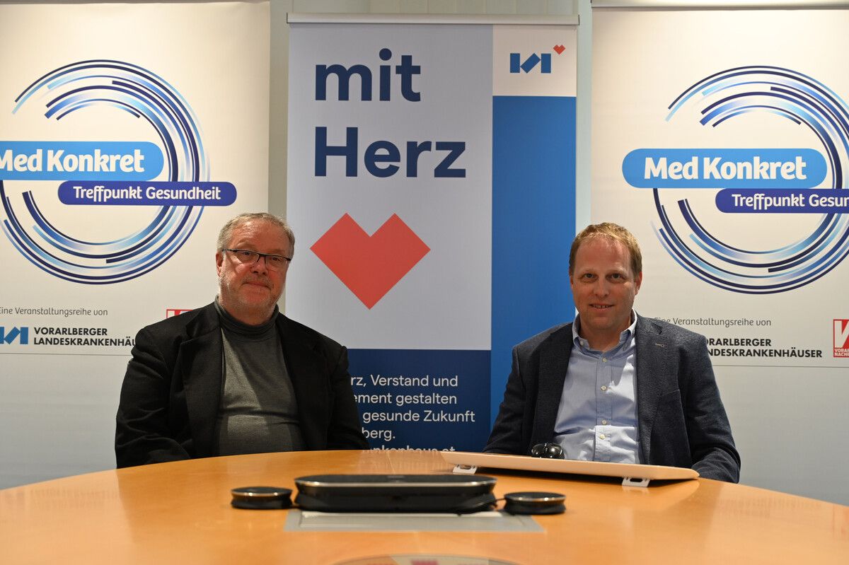 Peter Cerkl (l.) und Alois Süssenbacher standen Rede und Antwort.vlkh