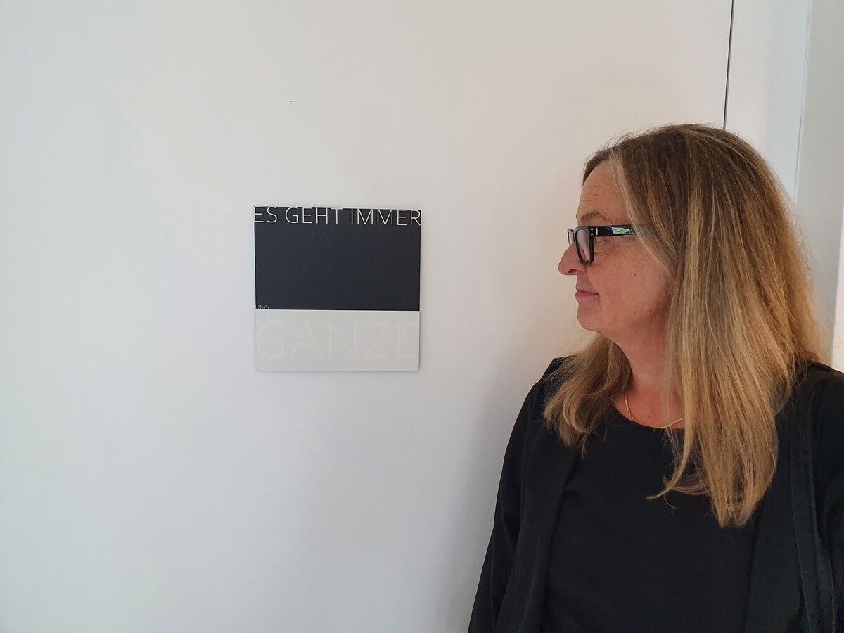 „Sichtbares und Verborgenes“ von der Götzner Künstlerin Ilse Aberer. thomas schiretz