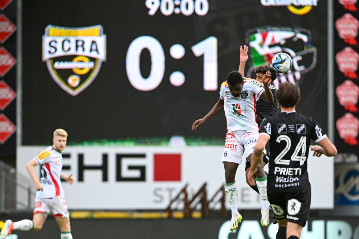 Trotz Aufbäumen und Anlaufen mit bis zu vier Stürmern nach der Pause: Altach verlor die Partie gegen Wolfsberg.gepa