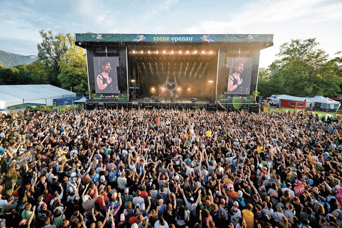 VN-Abonnent:innen sparen 10 Prozent beim Kauf eines Festivalpasses für das Szene Openair von 1. bis 3. August 2024 am Alten Rhein in Lustenau.Eva Sutter | Matthias Rhomberg