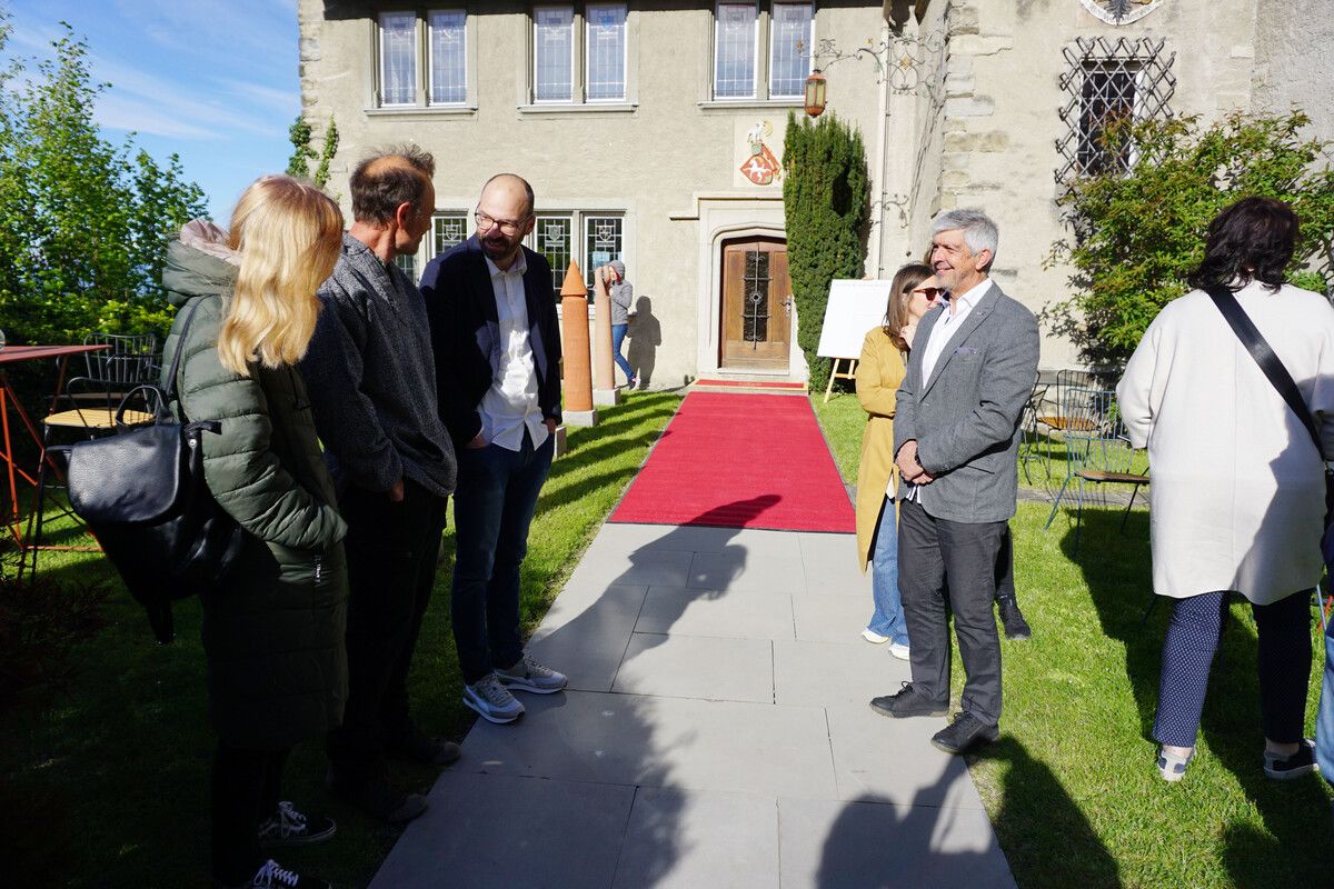 Wolfurt rollte zur Schlosseröffnung den roten Teppich aus. hapf (3)