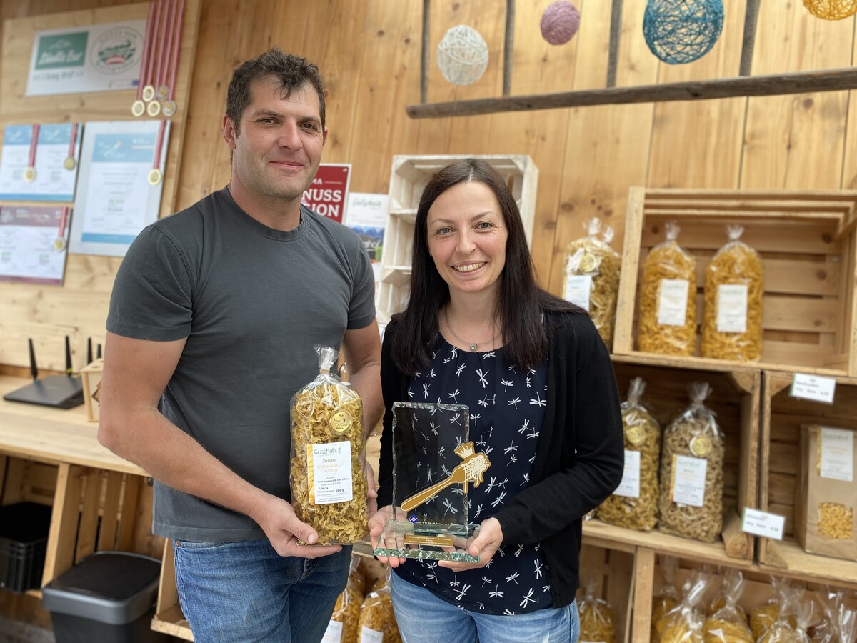 Yvonne und Florian Tschugmell sind Pasta-Kaiser 2024.  VN/JUN