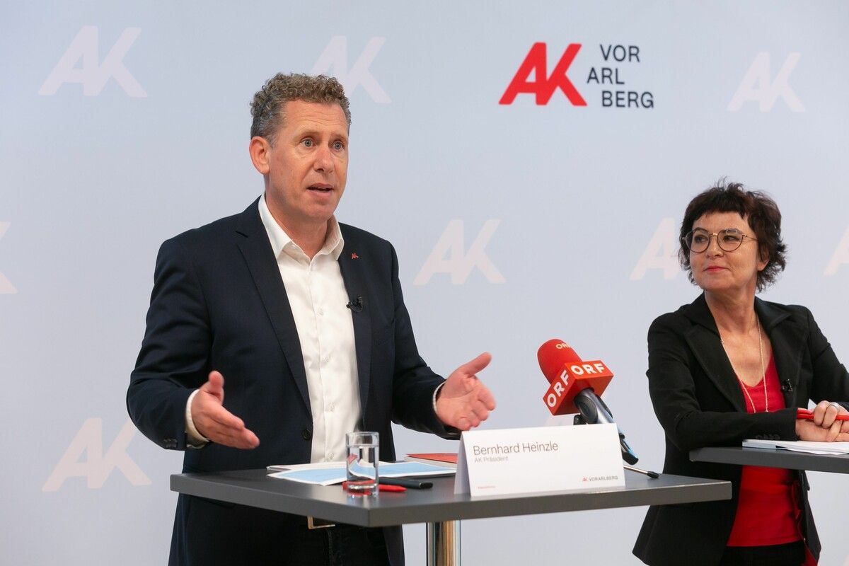 AK-Chef Heinzle: „Arbeits- und Lebensbedingungen verbessern.“ FA/Mathis