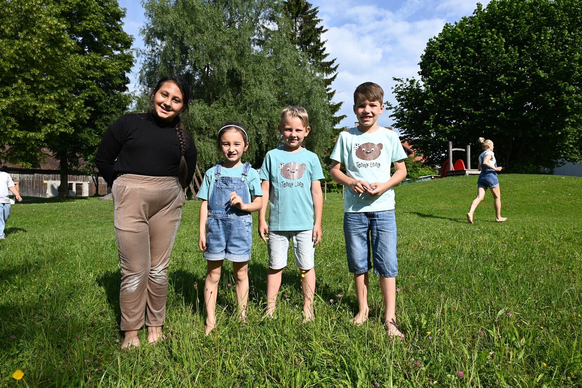 Amelie, Johanna, Paul und Enrico tanzten, was das Zeug hält.