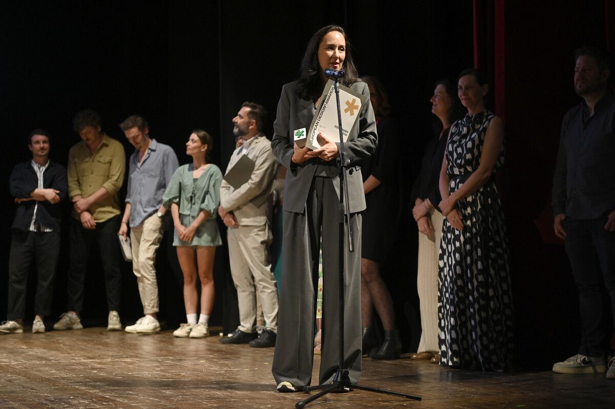 Andrea Gassner wurde in Neapel mit dem European Design Award 2024 in Gold ausgezeichnet. Miro Kuzmanovic