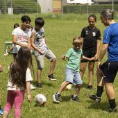 Das Fußballstadion im Anhänger