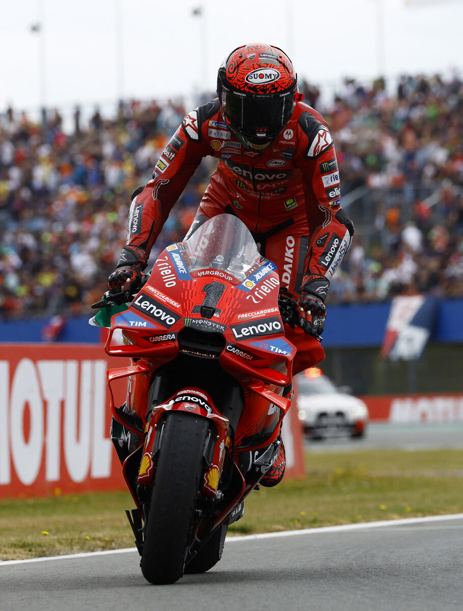 Bagnaia zeigte in Assen ein „perfektes“ Rennen.Reuters