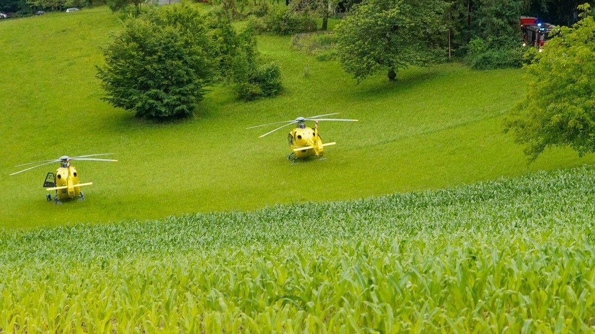 Bei der Rettungs- und Bergungsaktion waren an die hundert Feuerwehrleute an Ort und Stelle, ebenso zwei Rettungshubschrauber. APA