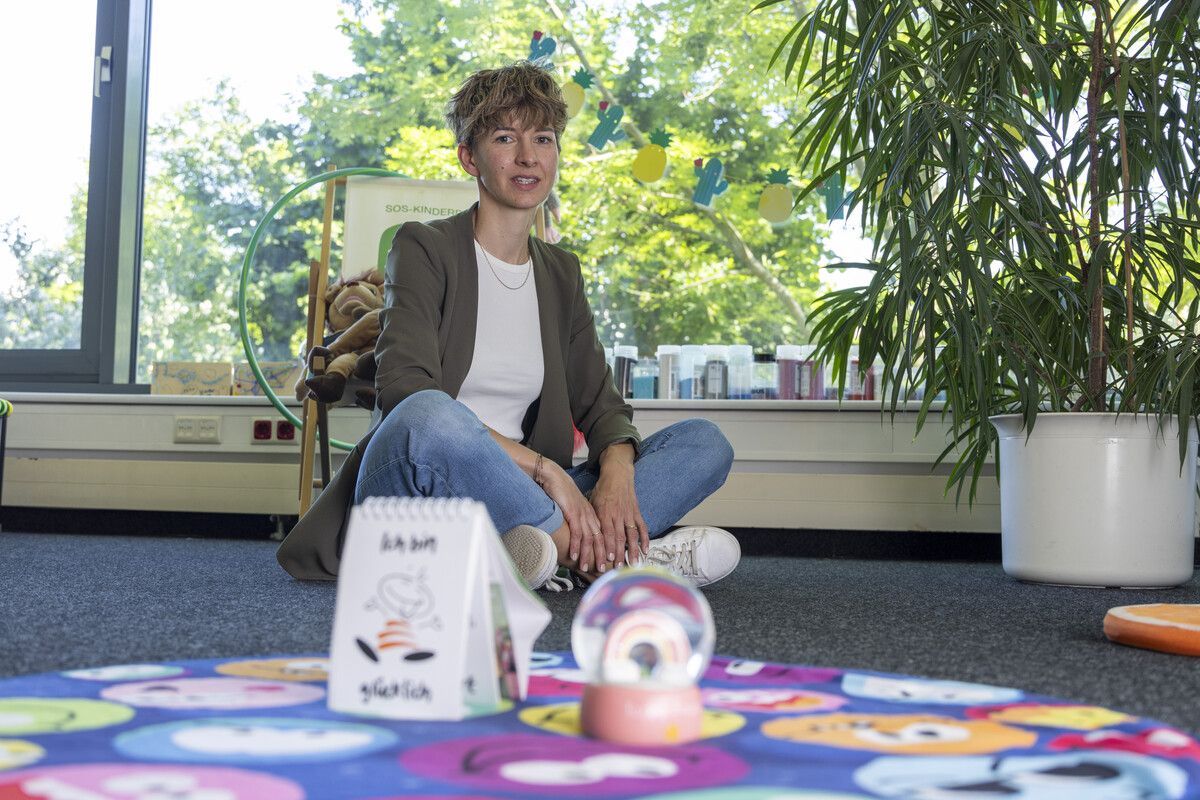 Bei Rainbows finden Kinder einen Raum, um ihre Gefühle auszudrücken und Erfahrungen zu teilen. VN/Paulitsch