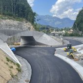Jetzt wird beim Feldkircher Stadttunnel weitergebaut