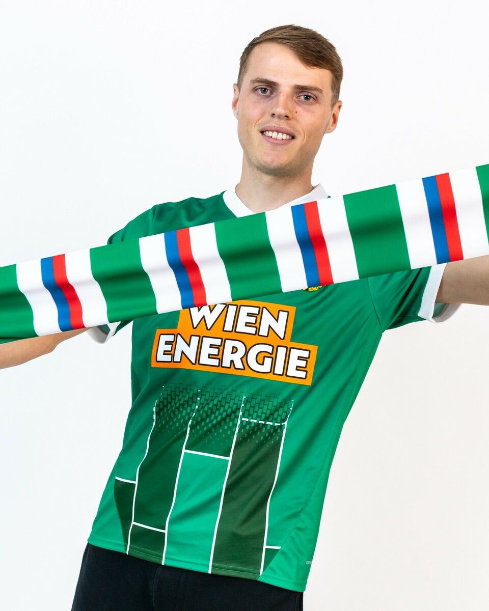 Benjamin Böckle im Trikot des Rekordmeisters.Rapid Wien