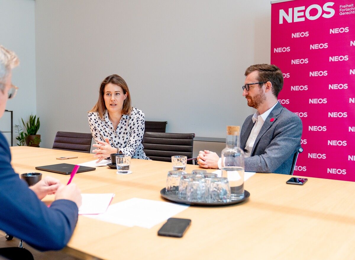 Claudia Gamon (l.) und Johannes Gasser (r.) haben eine Idee.NEOS