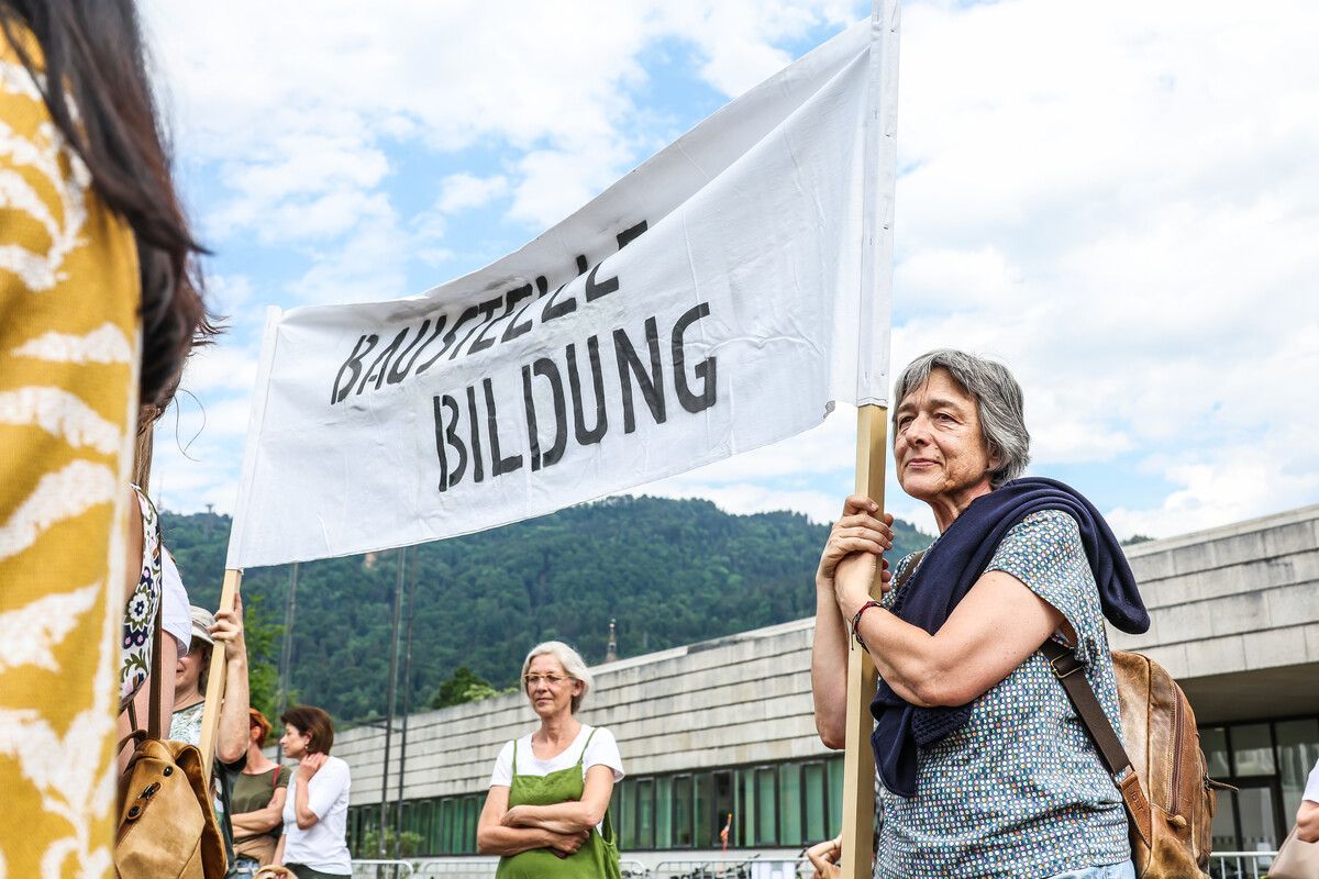 Das Bildungssystem ist eine Baustelle, waren die Teilnehmer überzeugt. VN/Steurer