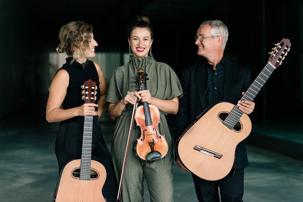 Das kärntnerisch-slowenische Trio Gregorič trifft auf die Vorarlberger „Mischwälder“. stefan reichmann