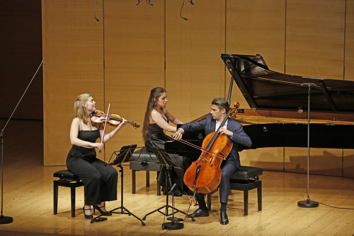Das Trio gab ein Konzert, das dem hohen Anspruch der Schubertiade mehr als gerecht wurde. schubertiade