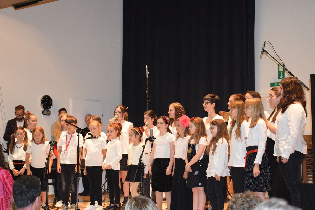 Den musikalischen Höhepunkt des Musikschuljahres bildete das große Abschlusskonzert.Musikschule Blumenegg Großes Walsertal