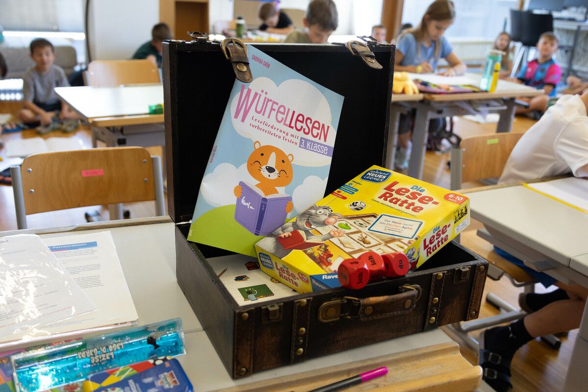 Der Lesekoffer wurde für die Sommerschule entwickelt.VN/Hartinger